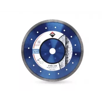 RUBI DIAMOND BLADE TVA 125 x 22.2mm SUPERPRO sausās griešanas disks porcelāna keramikai un granītam
