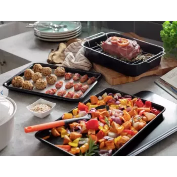 Russell Hobbs CW91612EU7 34cm Emaljēta Cepamā Panna ar Režģi
