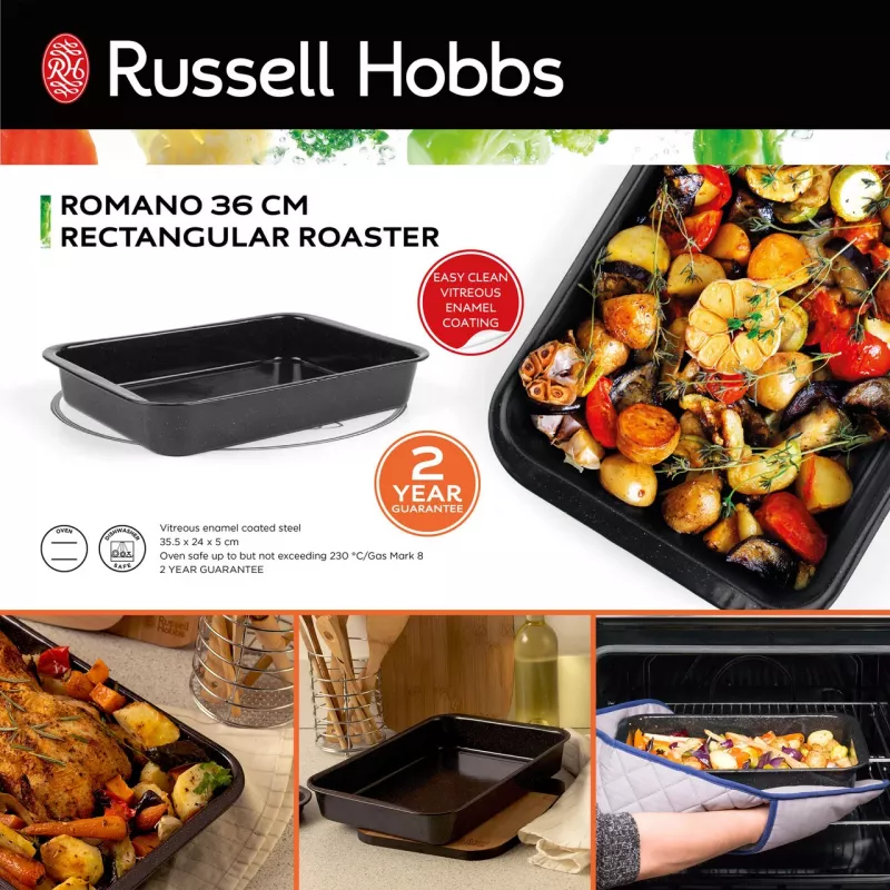 Russell Hobbs Romano 36cm taisnstūra cepešpanna