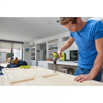 RYOBI ONE+ Bezvadu Triecienurbjmašīna R18PD5-220S, 18V (Zaļa/Melna, 2x 2.0Ah Li-Ion Akumulatori)
