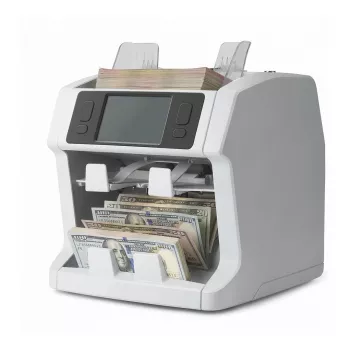 Safescan 2995-SC Banknote Counter 2 Pockets 7-fold Check