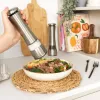 Salter BW118471EU7 Electric Mill Set - Brushed Stainless Steel