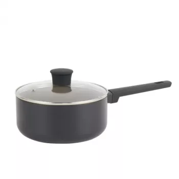Salter BW12877AS Cosmos Keramikas Katliņš 16 cm, Melns Ārpuse, Krēmkrāsas Iekšpuse, Piemērots Indukcijai