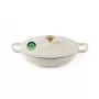 Salter BW13772C Chester 2.8L Shallow Cast Iron Casserole Pot 30 cm, Cream
