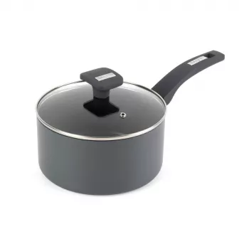 Salter BW14720 Alto 20cm Katliņš - Kalts Alumīnijs, Nepiedegošs, Indukcijai Piemērots, Melns
