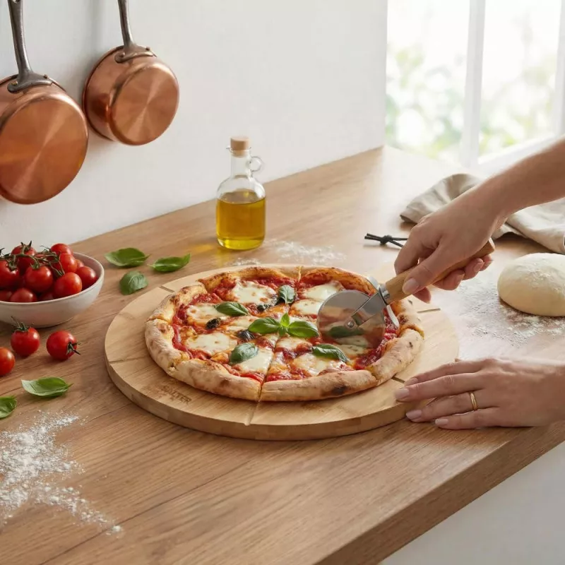 Salter BW14821 Toronto 12 inch Pizza Board & Cutter Set