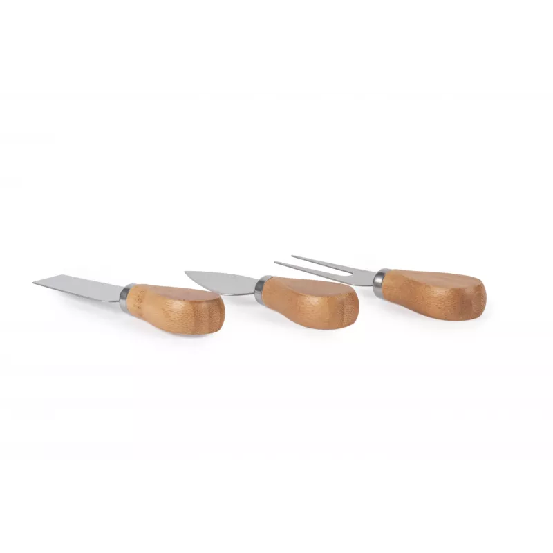Salter BW14823 Bamboo Cheese Board ar 3-daļīgu nažu komplektu