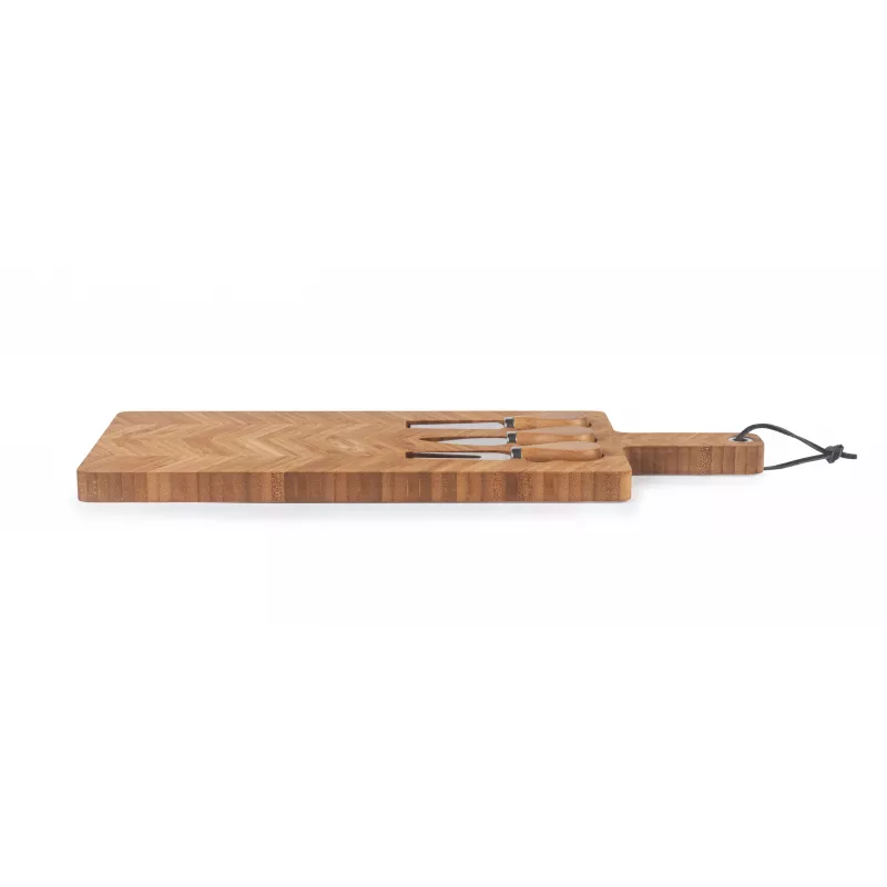 Salter BW14823 Bamboo Cheese Board ar 3-daļīgu nažu komplektu