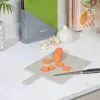 Salter Cosmos 4-Piece Chopping Board Set with Storage Stand, Multicoloured (Grey, Green, Blue, Red)