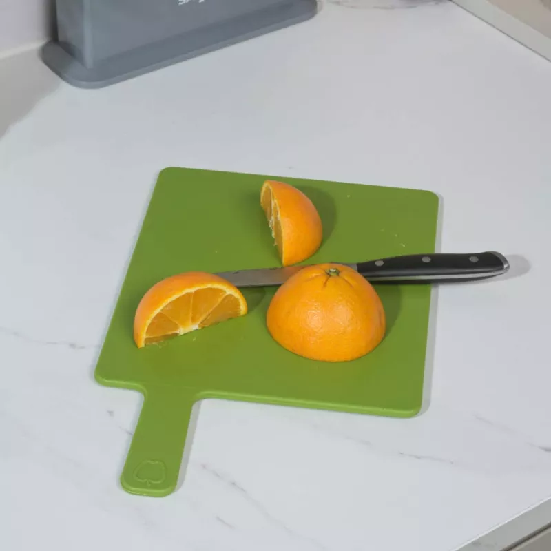 Salter Cosmos 4-Piece Chopping Board Set with Storage Stand, Multicoloured (Grey, Green, Blue, Red)