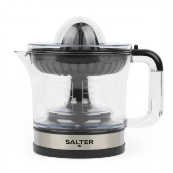 Salter EK5025FVDE elektriskais citrusaugļu spiedes aparāts, 60 W, 1,2 L, melns/sudrabs