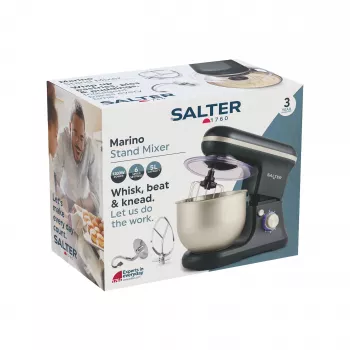 Salter EK5620BGRYFVDE Marino Stand Mikseris 1000W 5L Pelēks