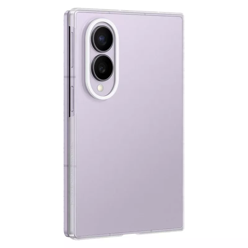 Samsung Clear Case Galaxy Z Fold8 caurspīdīgs polikarbonāta aizmugures vāciņš ar bezvadu uzlādes atbalstu (EF-QF971CTEGWW)