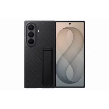 Samsung EF-XF976SBEGWW Carbon Standing Case Galaxy Z Fold8 Ultra — melns, S Pen slots, statīvs