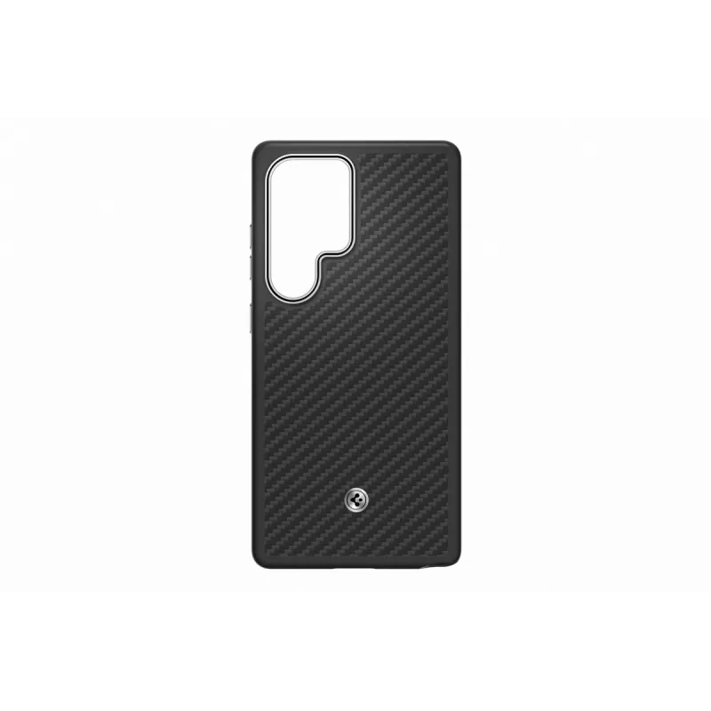 Samsung Enzo Aramid korpuss Galaxy S25 Ultra - melns sudraba