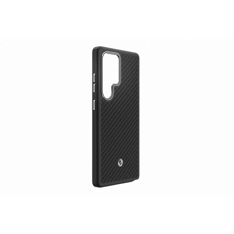 Samsung Enzo Aramid korpuss Galaxy S25 Ultra - melns sudraba