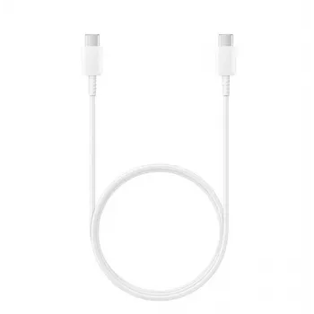 Samsung EP-DA905BWE USB-C to USB-C datu kabelis 3A 1m Balts (Bulk)