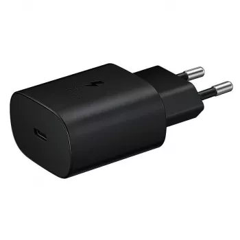 Samsung EP-TA800EBE USB-C 25W ceļojumu lādētājs melns