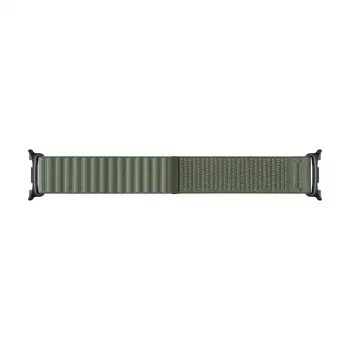 Samsung Fabric Band (M/L) Galaxy Watch 9 & 8 — Olīvu austs neilona siksniņa