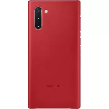 Samsung Galaxy Note 10 ādas vāciņš sarkans