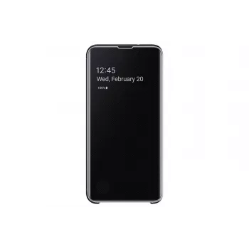 Samsung Galaxy S10+ Clear View vāciņš EF-ZG975CBEGW melns