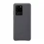 Samsung Galaxy S20 Ultra Leather Cover Case Gray