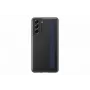 Samsung Galaxy S21 FE Clear Strap Cover Case Dark Gray