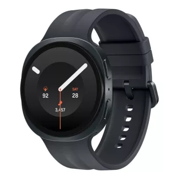 Samsung Galaxy Watch9 LTE viedpulkstenis 44mm grafīta un melna sporta siksna M/L Super AMOLED displejs