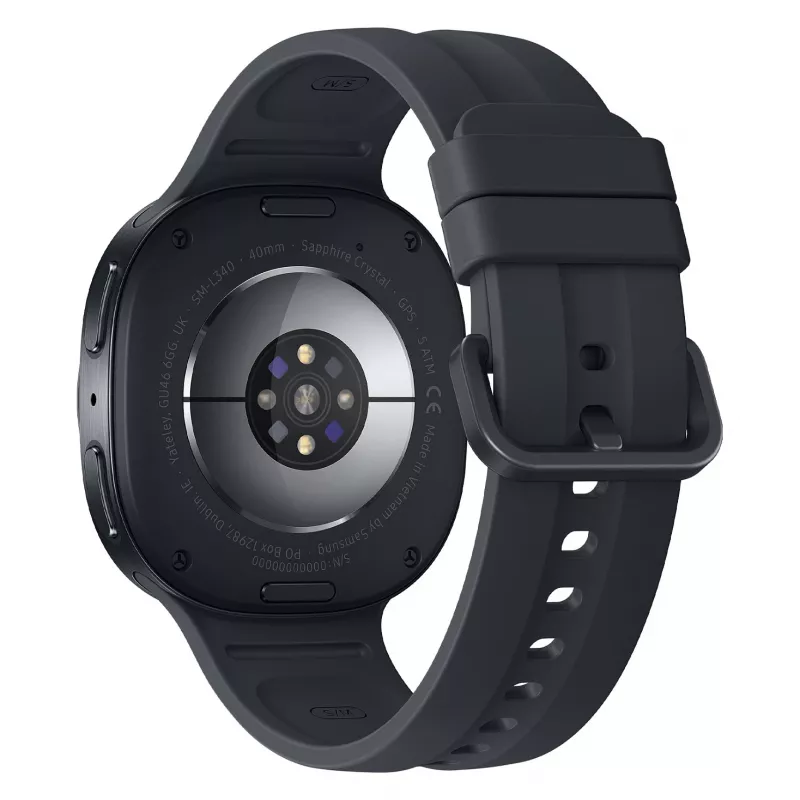 Samsung Galaxy Watch9 SM-L340 40 mm Graphite Smartwatch ar Super AMOLED displeju