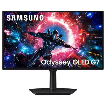 Samsung LS27HG702SUXEN 27 inch 4K UHD OLED spēļu monitors, 165Hz, 0.03ms, HDR, augstuma regulēšana, Pivot, VESA
