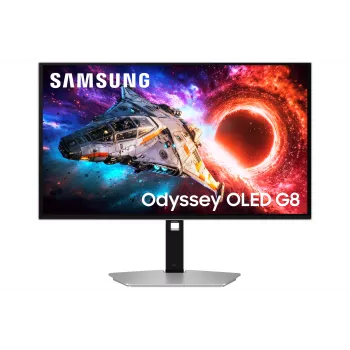 Samsung Odyssey OLED G8 S27HG800SU - G80SH sērija - 27 collu 4K UHD spēļu monitors, 240Hz, 0.03ms, QD-OLED, DisplayHDR 400 True Black, AMD FreeSync Premium Pro
