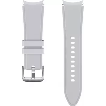 Samsung Ridge Sport Band priekš Galaxy Watch4 & Watch4 Classic (20 mm, S/M, sudraba) ET-SFR88SSEGEU