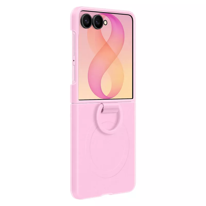 Samsung Silicone Ring Magnet Case for Galaxy Z Flip8 - Violeta