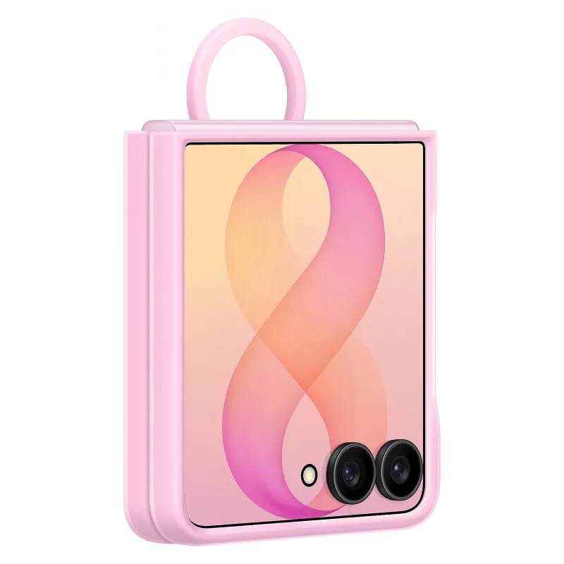Samsung Silicone Ring Magnet Case for Galaxy Z Flip8 - Violeta