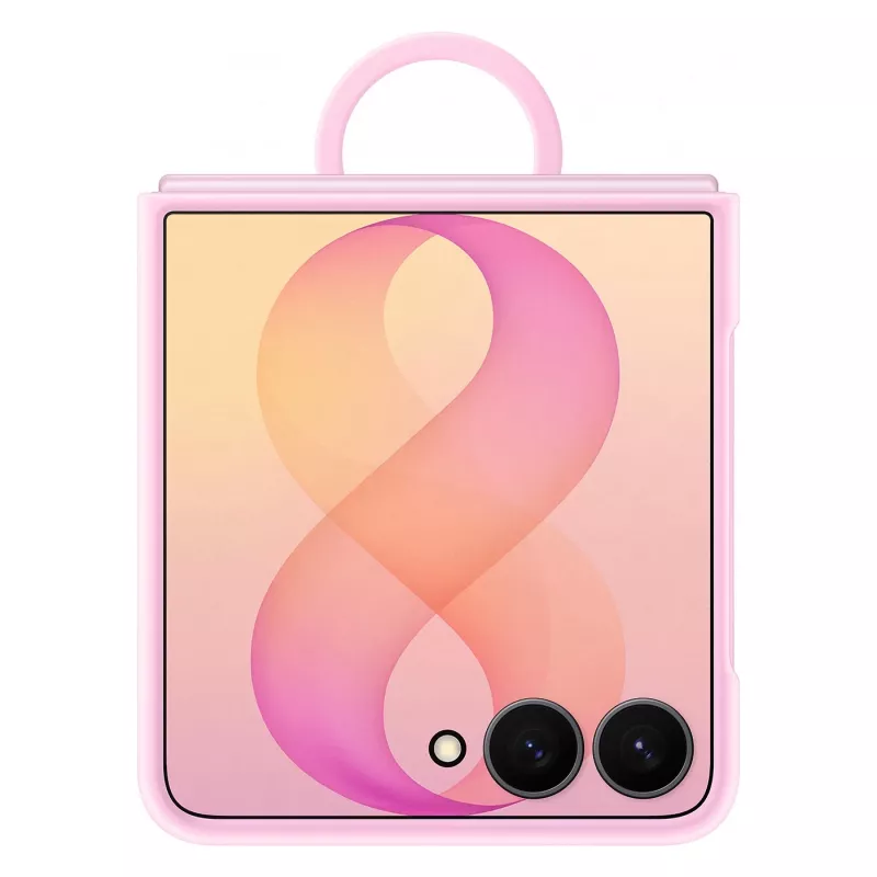 Samsung Silicone Ring Magnet Case for Galaxy Z Flip8 - Violeta