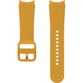 Samsung Sport Band Galaxy Watch pulksteņa siksniņa (20 mm, S/M) - sinepju Fluoroelastomer ET-SFR86SYEGEU