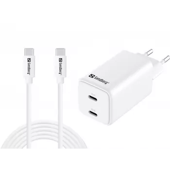 Sandberg AC lādētājs USB-C PD65W EU 3M (441-76)