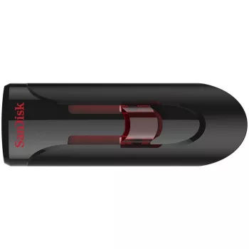 SanDisk Cruzer Glide 256GB USB 2.0 zibatmiņa (SDCZ600-256G-G35) - Melna