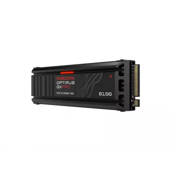 SanDisk Optimus GX PRO 8100 4TB PCIe Gen5 NVMe M.2 2280 iekšējais SSD ar radiatoru un aparatūras šifrēšanu