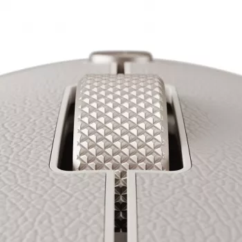 Satechi OntheGo Mouse — bezvadu pele ar Bluetooth un 2.4GHz USB-A, uzlādējama, vairākām ierīcēm, smilšu krāsā
