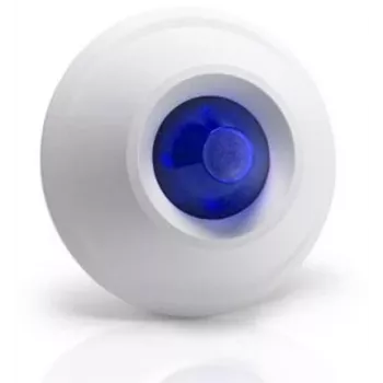 SATEL SOW-300 BL Iekštelpu optiski-akustiskais signalizators ar zilu LED zibspuldzi, 12V DC, 100 dB