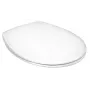 SAVAL GBG WC sēdekļa Soft-Close/Quick-Release, D-forma, balts, duroplast, nerūsējošā tērauda eņģes
