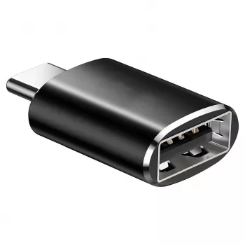 SAVIO TR-19 bezvadu CarPlay & Android Auto adapteris, USB-C, 5GHz Wi-Fi, Bluetooth 5.0, melns