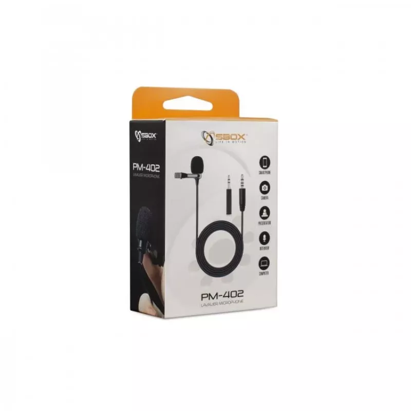 SBOX PM-402 gāzes atsperes monitora turētājs 17-32 collu ekrāniem, 9 kg, VESA 75/100, skava un caurums, melns