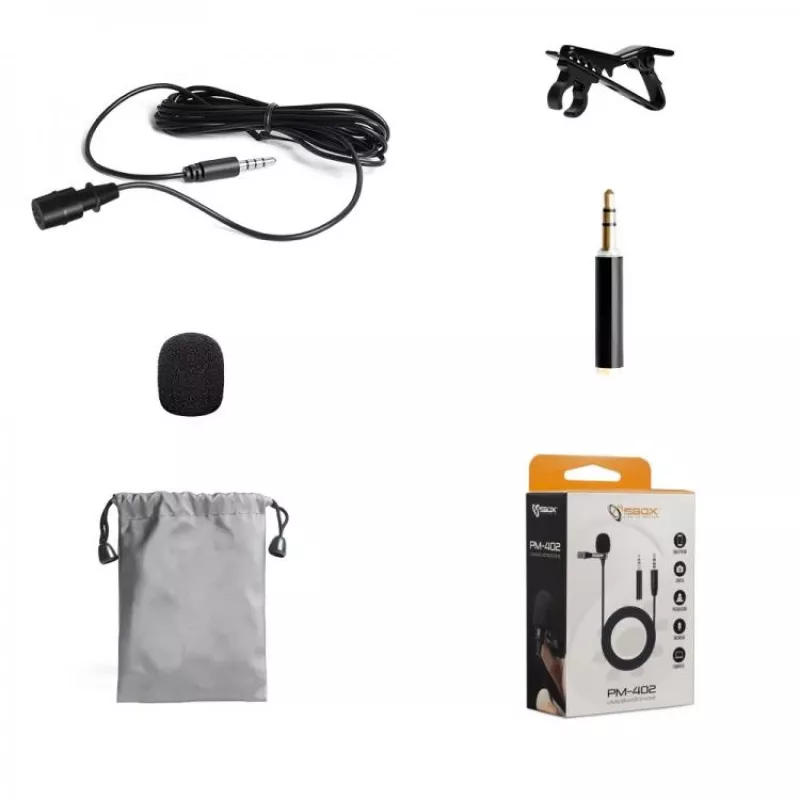SBOX PM-402 gāzes atsperes monitora turētājs 17-32 collu ekrāniem, 9 kg, VESA 75/100, skava un caurums, melns