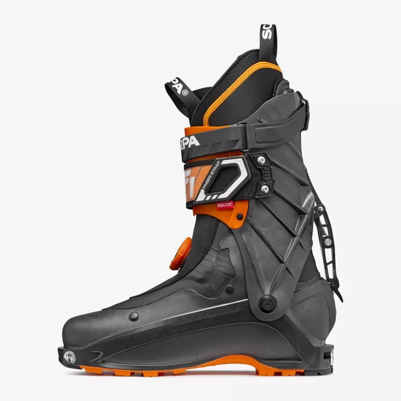 SCARPA F1 LT Ski Touring Boot 26.0 Mondo Carbon Black