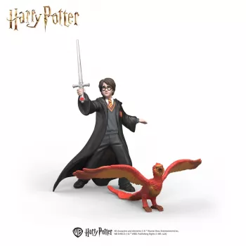 Schleich Wizarding World Harry Potter & Fawkes ar Zobenu