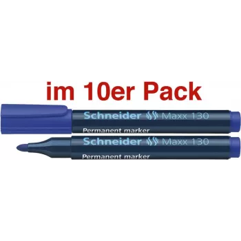 SCHNEIDER 130 pastāvīgais marķieris, apaļš uzgalis, zils, 1,0–3,0 mm, uzpildāms 113003