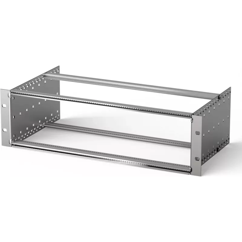 SCHROFF EuropacPRO 19 inch apakšstatīvs 3U 84HP 295mm dziļums sudraba 24564133