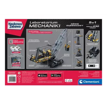 Clementoni Scientific Fun Mechanics Laboratory Crawler Crane 50402